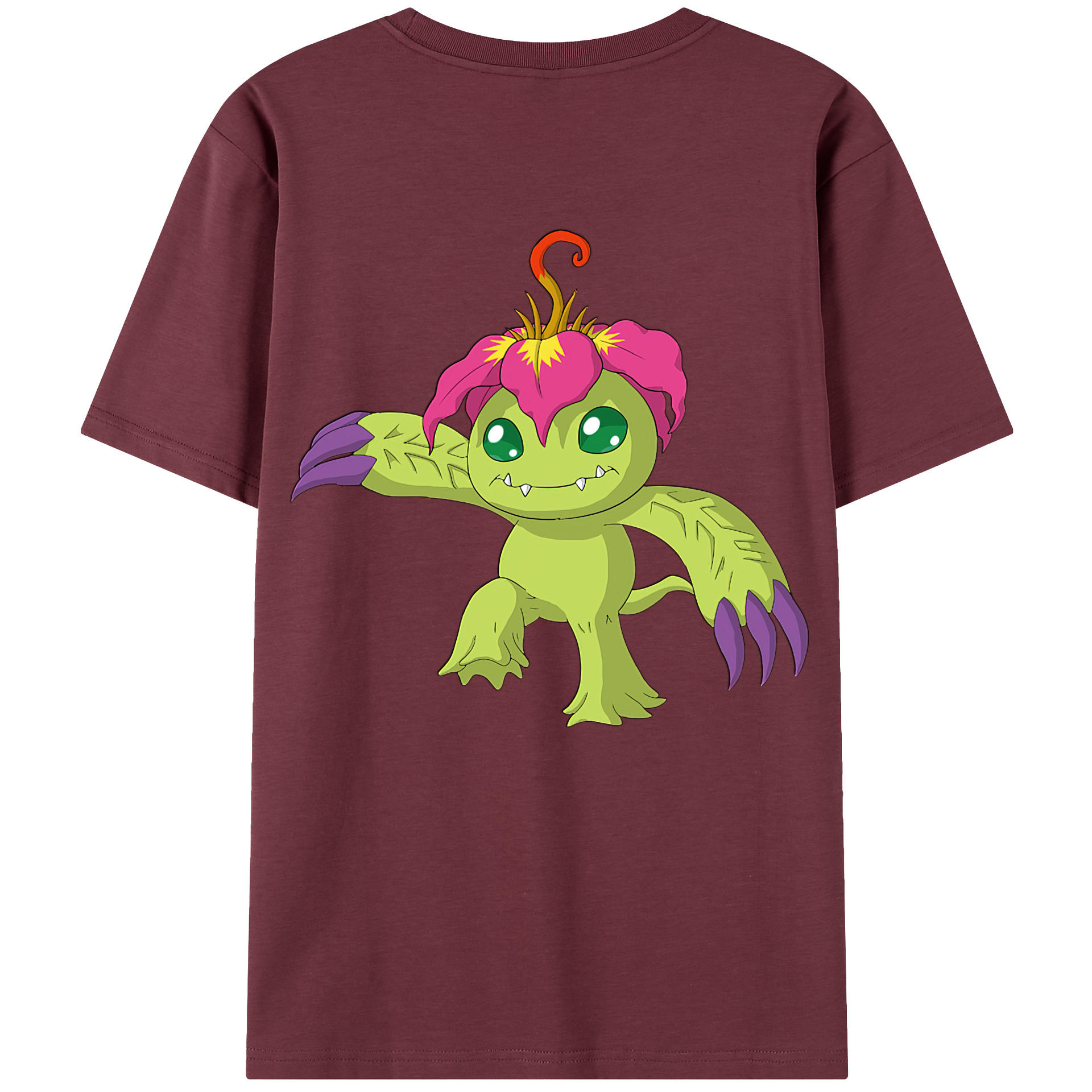 （画像用） Digimon デジタルモンスター/デジモン 綿100％半袖Tシャツ（背面プリント）